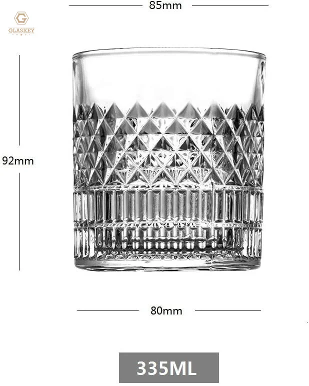 Transparent Crystal Glass Whiskey Cup Luxury Beer Glassware Bar High End Gift Box Cup Set Buy