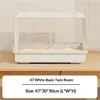 Vacant double room cage