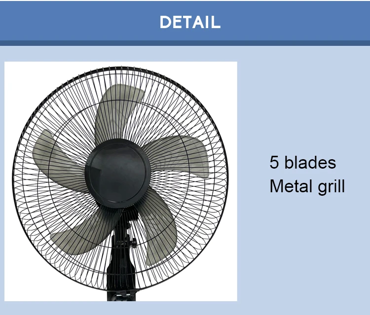 16 Inch 18 Inch Brushless Dc Motor Stand Fan 3 In 1hot Sell 5 Pp Blades