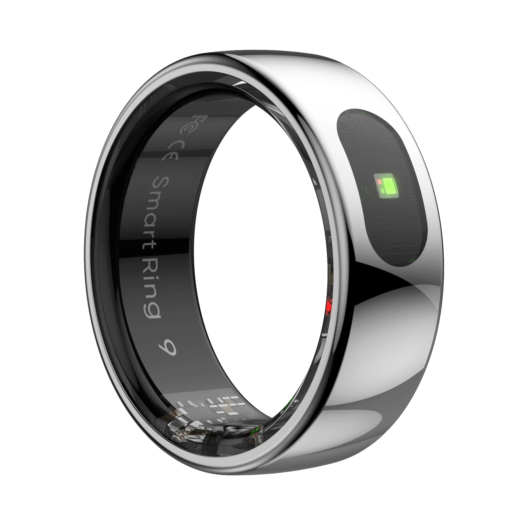 19) FITNESS SMART Ring IPX8 Monitoraggio frequenza cardiaca in acciaio inox EUR 68,78 - IT