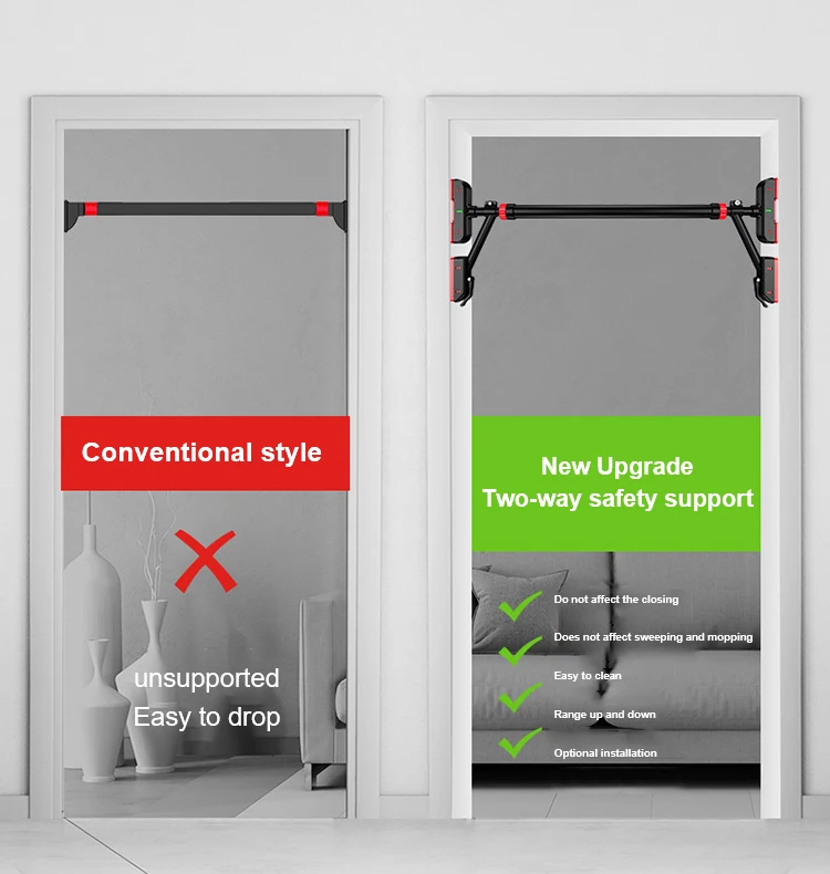 Procircle Safe Locking Home Doorway Chin Up Bar Horizontal Bar Pull Up