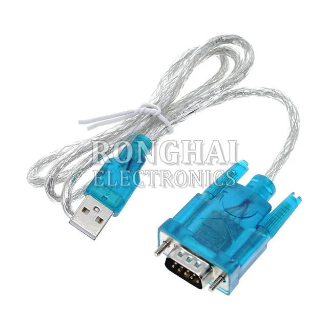 Usb To Serial Cable Hl-340 Usb To Rs232 9pin Serial Cable Usb Db9 Com