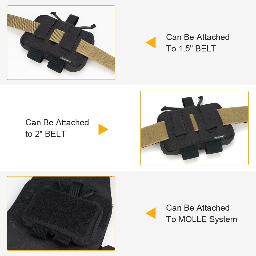 Pochette tactique avec passant MOLLE pour équipement médical IDOGEAR – Planète Rando