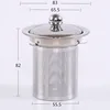 Large stainless steel tea strainer