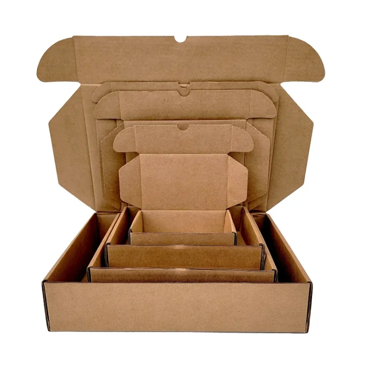 Cheaper Price Made From Cardboard Corrugated Durable and Easy to Fold Different Sizes Shipping Boxes with Lid