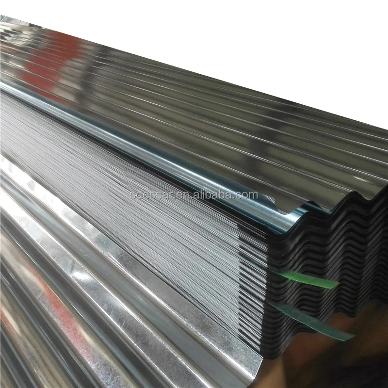 In Stock 1000-12000mmm Corrugated Steel Sheets Corrugated Roof Sheet Megalum