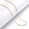 Serpente quadrato da 1,0 mm in oro