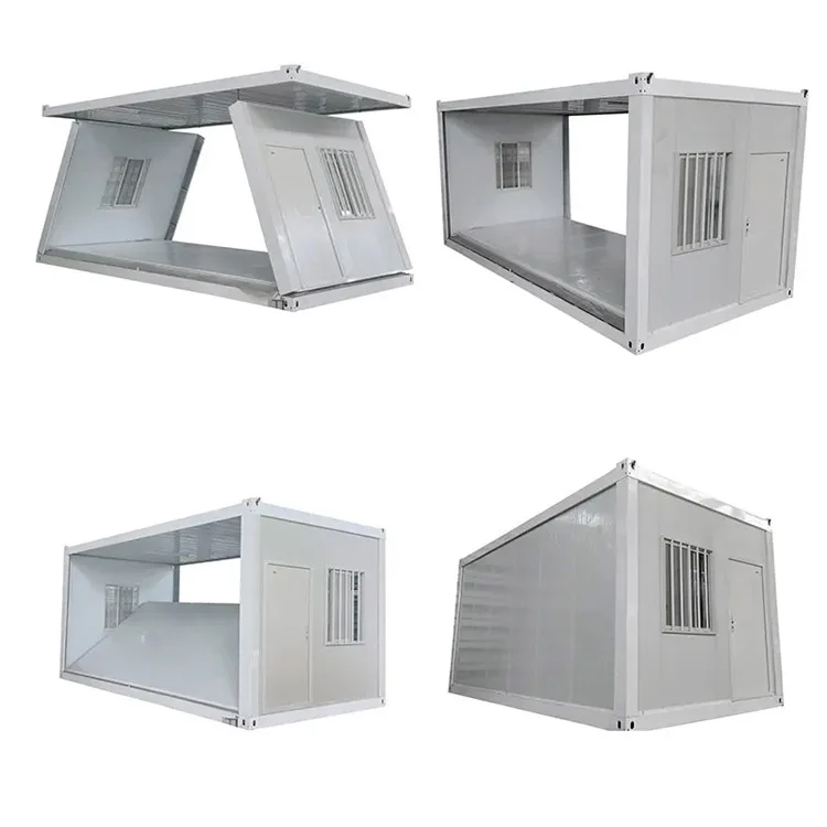 20ft Foldable Container Home with Sandwich Panel Fast Install & Modern Design-For Sale in Kenya Jamaica
