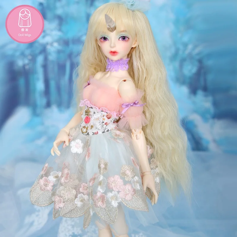 Заводская распродажа светло-желтый цвет 18 см 20 окружность головы парик для