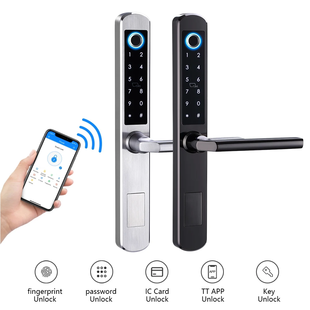 Smartek Elegant Designed Fingerprint Wifi Electronic Door Lock