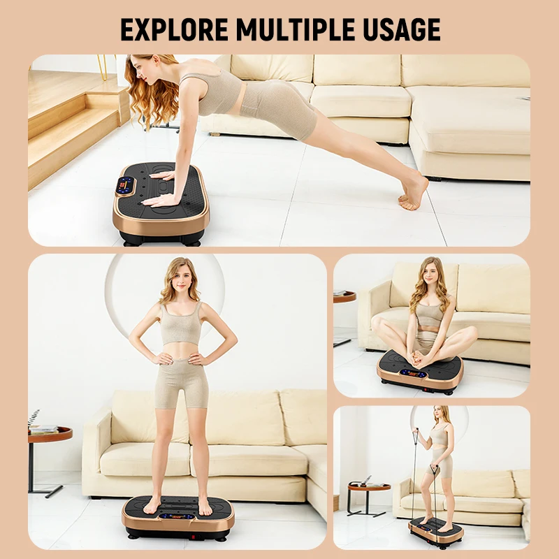 Y New Arrival Crazy Fit Vibration Plate - Bluetooth Home Use