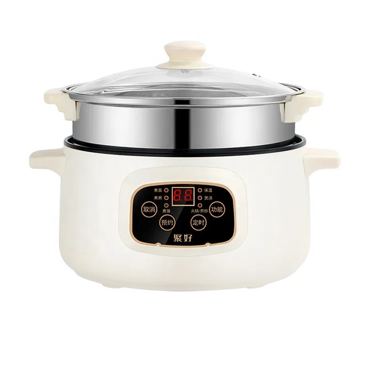 Intelligent Multifunctional Electric Frying Pan with Cover