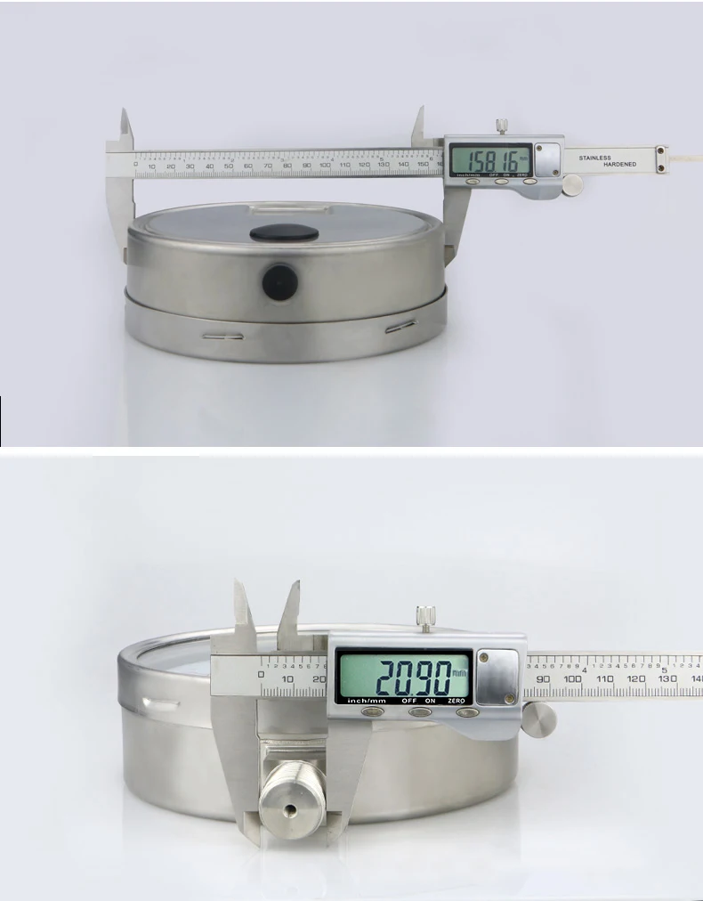 MAIRUIKESI Customizable Large Dial 2.5-400bar Gas Pressure Gauge Meter Full Stainless Steel Manometer Gauge