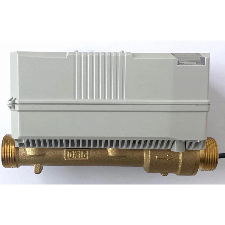 Prepaid ultrasonic water meter with valve control