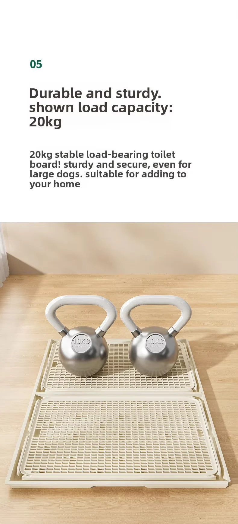 product wholesale new splicing dog toilet large size suitable for small medium and large dogs easy to clean pet supplies977-4