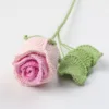 Mengsi wine glass rose bouquet-gradient purple color