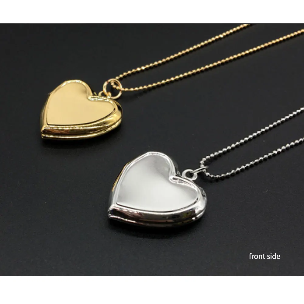Buy Gold Pendant Heart Necklace,Silver 