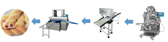 Shanghai Yucheng bakery food equipment shop use automatic twist cookie making machine factory