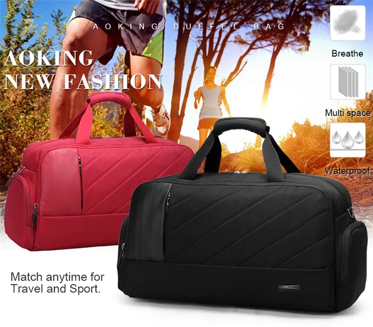 AOKING Customised Duffel Luxury Travel Bags, Sport Bags For Gym Custom Logo