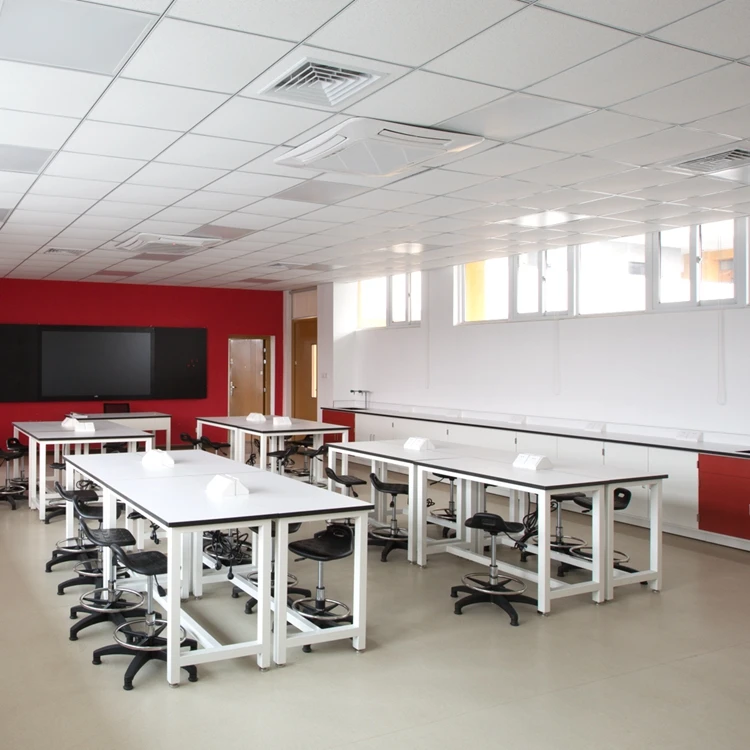 School Lab Furniture Physical Science Robitcs Lab Table Laboratory Work Tables