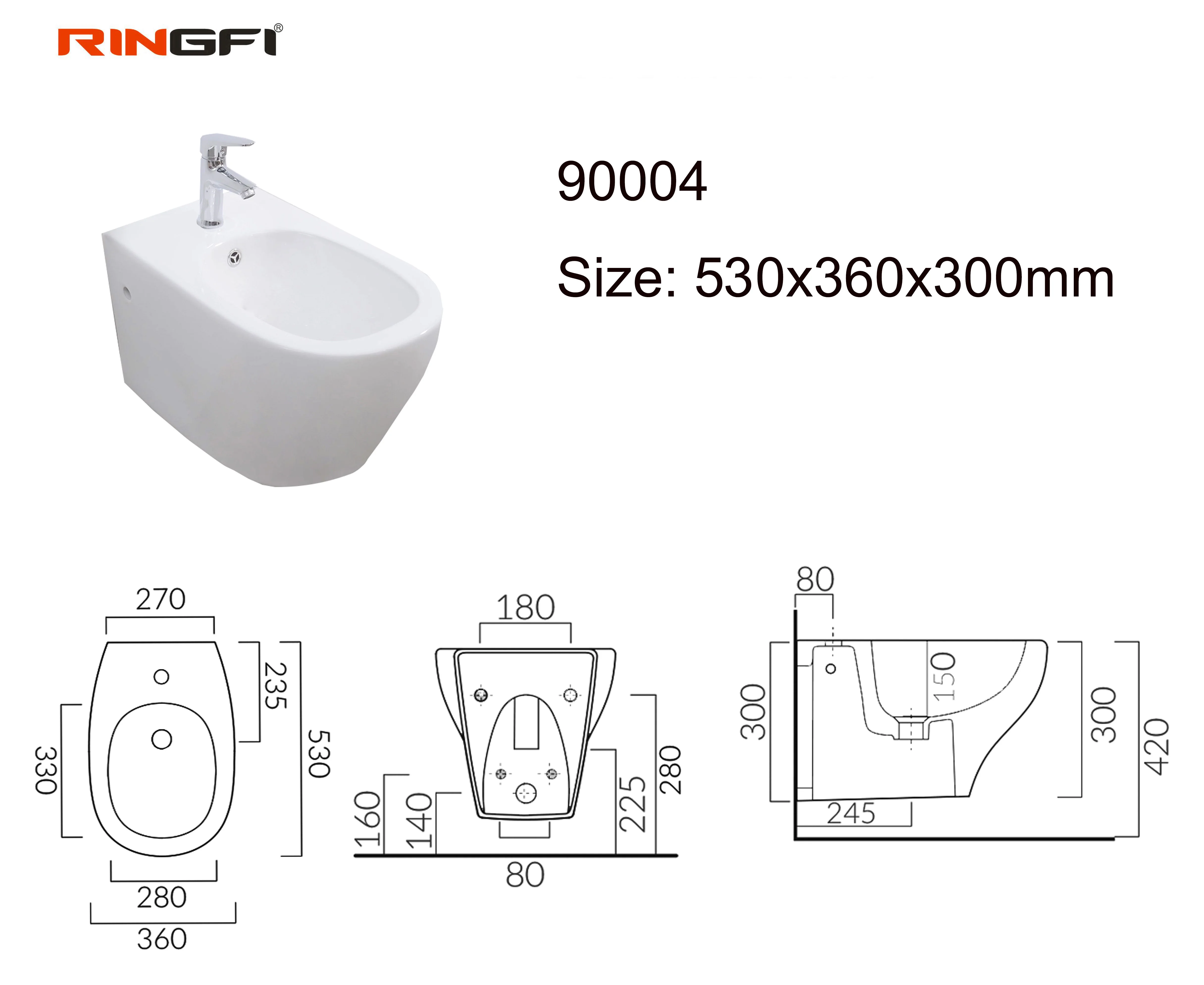 Dual Flush Toilet Ceramic One Piece Water Closet Pan Rimless Wc Vintage Toilet Modern Sanitary 8556