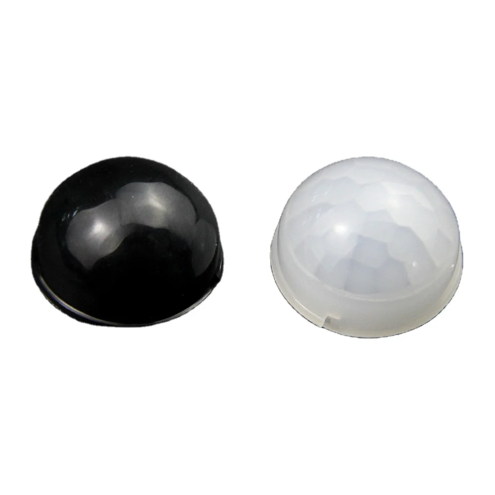 OEM Diameter Black Lens Motion Sensor Human Body Inductive Switch 18*10mm HDPE Plastics Lenses Motion Sensor Fresnel PIR Lens