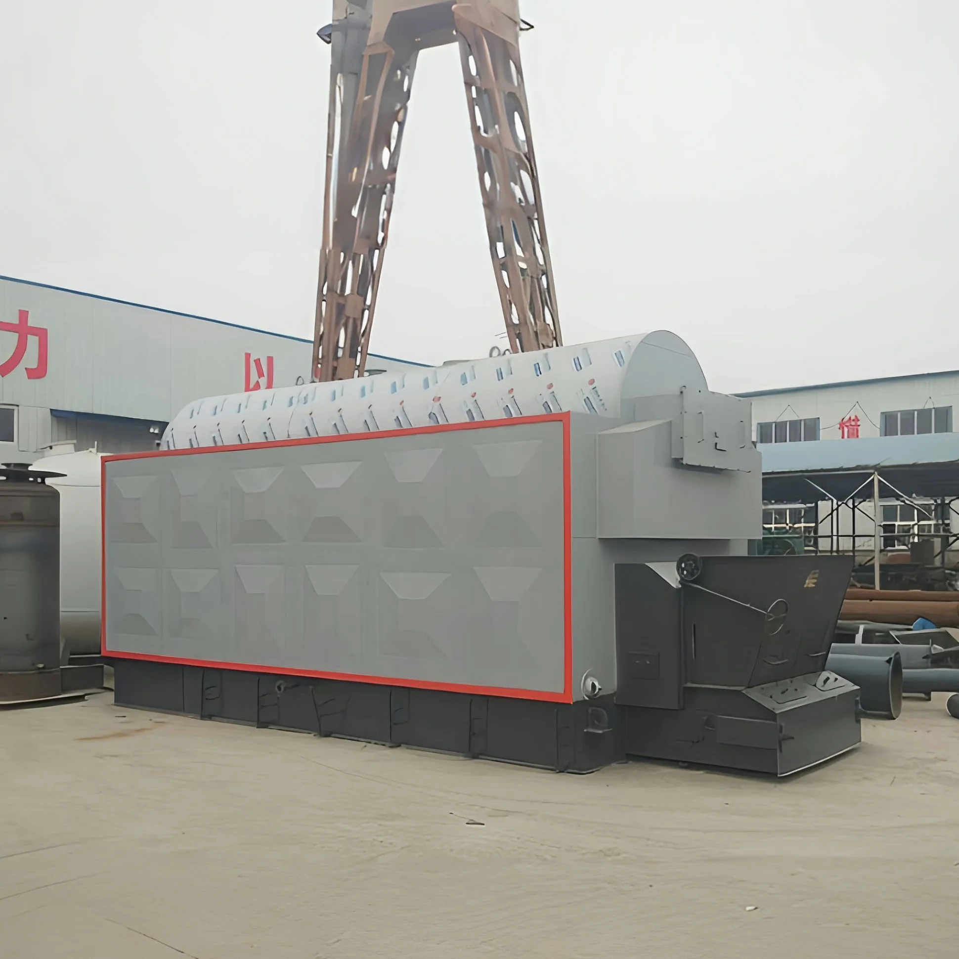 Automatic Feed Biomass Pellet Steam Generator Wood Fired CE Biomass Steam Generator Four Pass Horizontal Boiler
