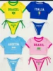 Bikini con bandera