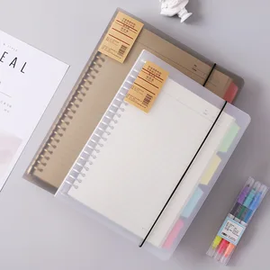 A5 Cornell Customizable Printed Notebook 100-Page Loose-Leaf Detachable Notepad With Small Fresh Grids for Gift A6 Size