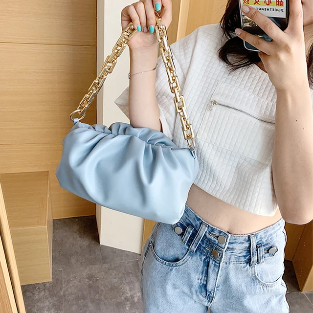 Fashion designers shoulder dumpling bags women sling crossbody purses cloud handbags for women lady - Image 3