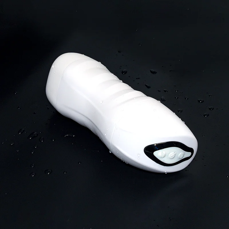 Mnnlicher Silikon-Vibrator mit 10-Frequenz-Doppelvibration,  Masturbationsbecher, Sexspielzeug fr Mnner