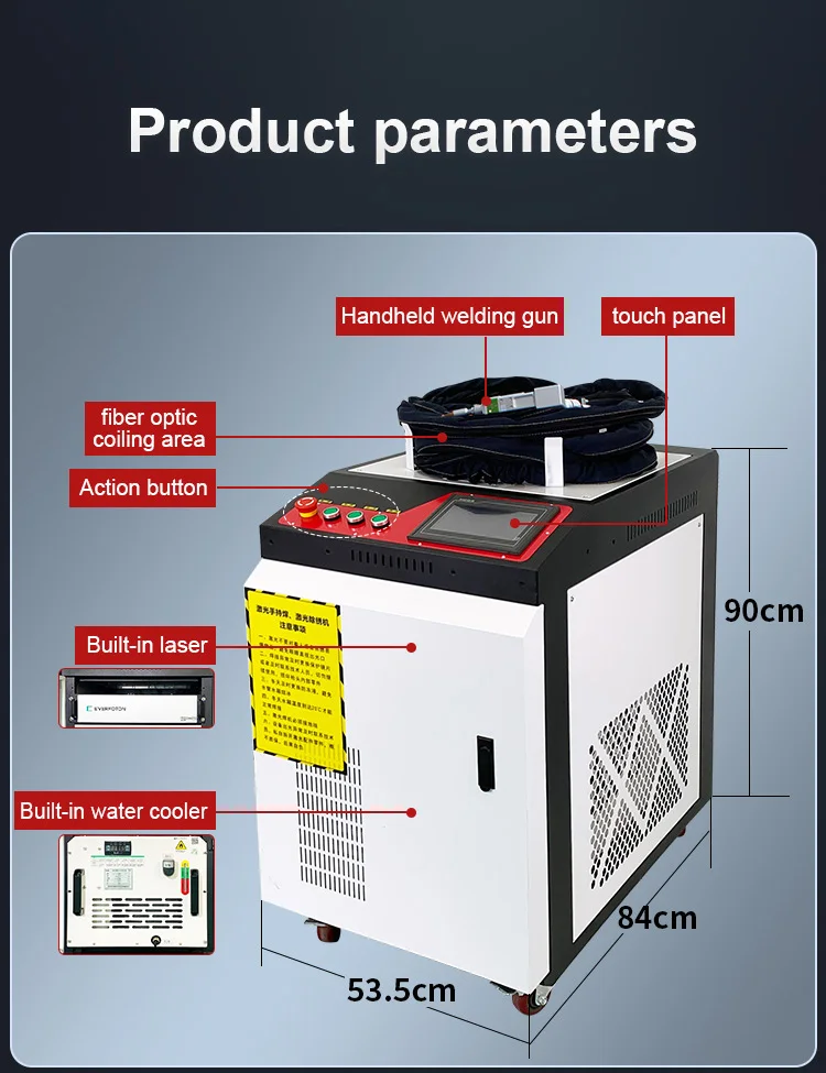 Fiber Laser Welding Machine 1000W1500W 2000W 3000W Handheld Laser Welder Low Price High Quality with Bwt Raycus Max Laser Source factory