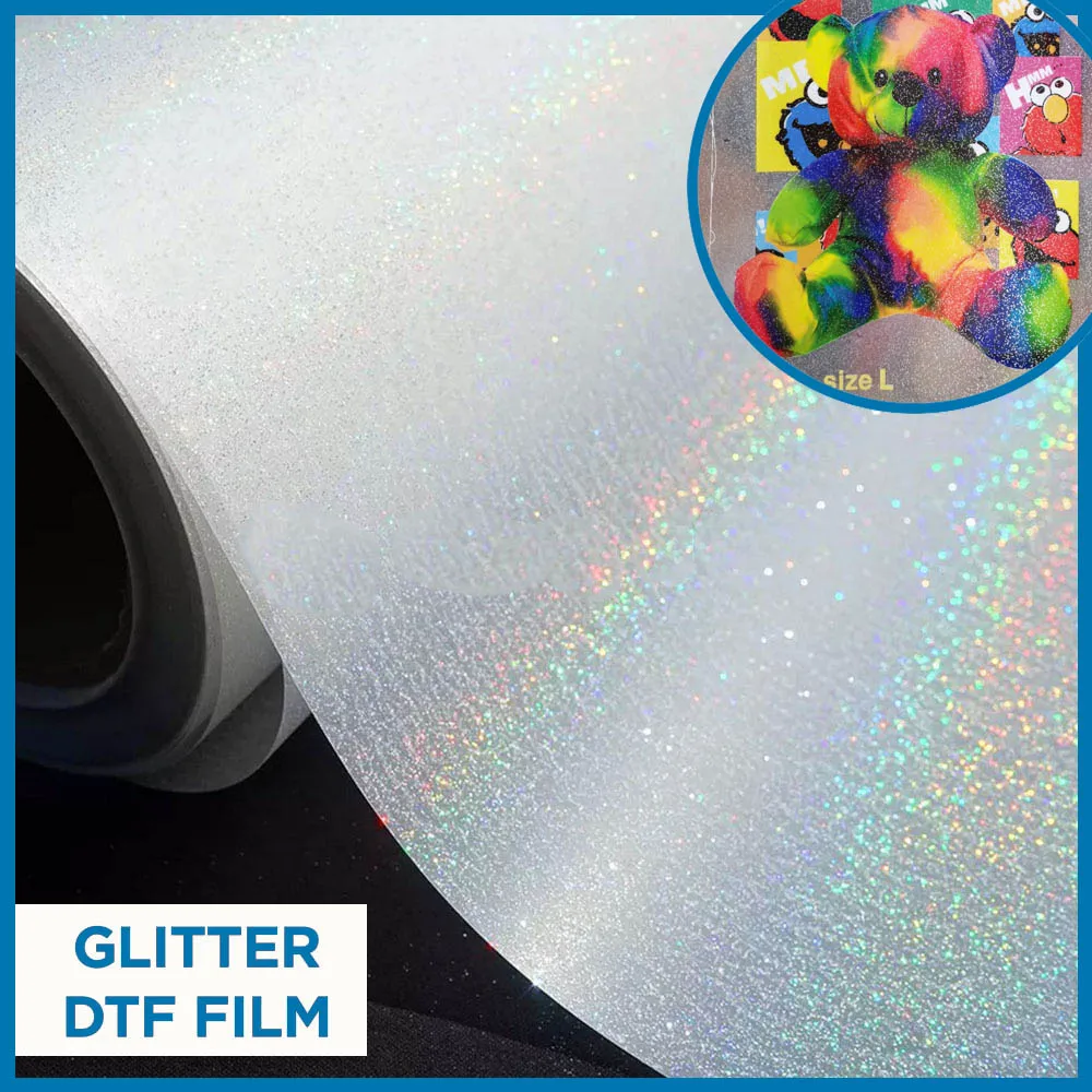 50 Fogli Di Pellicola Transfer DTF Glitterata Yamation, 33x48.3 Cm, Per Magliette