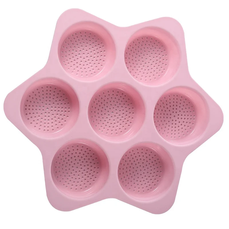 Stampo Per Hamburger In Silicone Da 4 Pollici - Set Da 2 Teglie Per 6 Panini - Antiaderente E Lavabile - 3