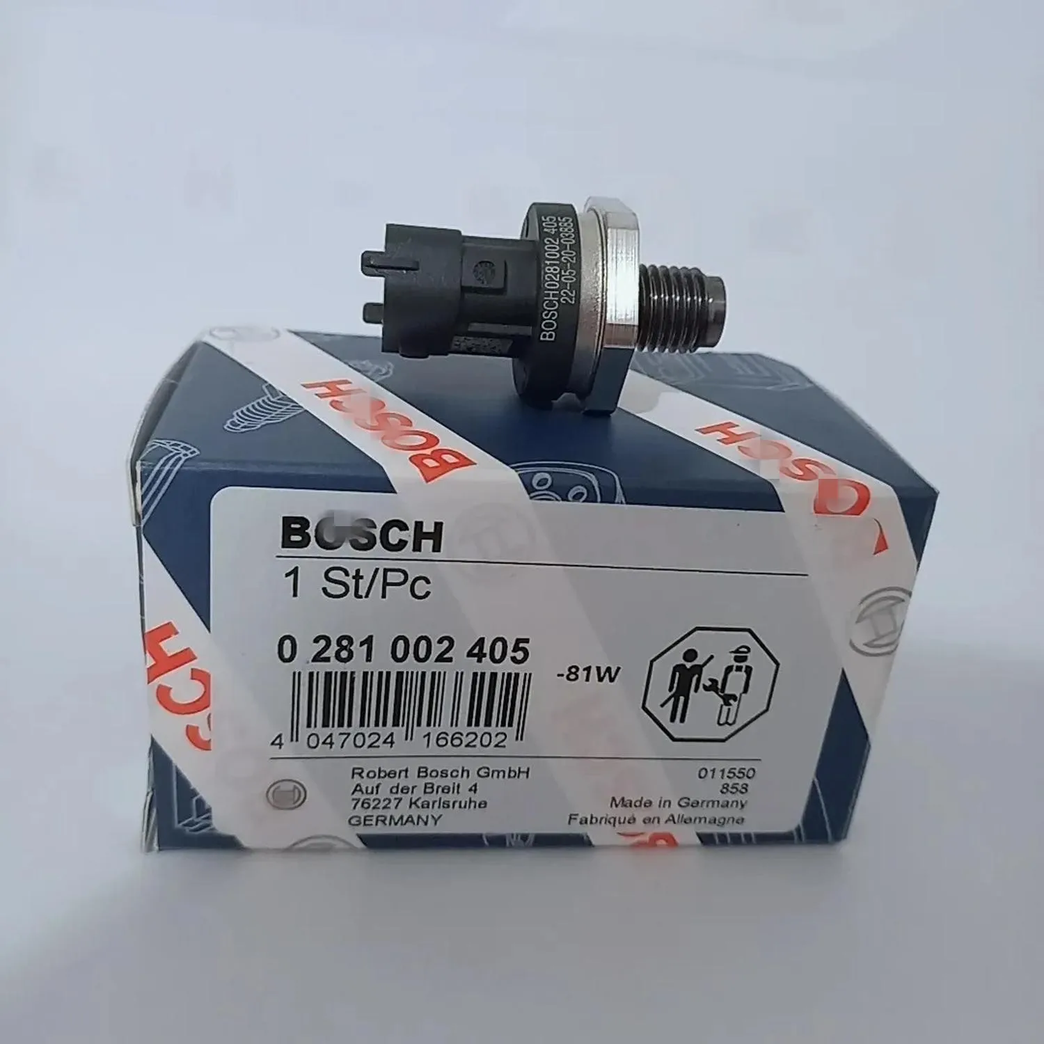 Fuel Rail Pressure Sensor 0281002405 for BMW Good Quality High Pressure Sensor 0281002405 0 281 002 405