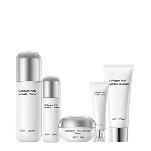 Collagen & Hyaluronic Acid Skin Care Set Anti-Aging Revitalizer with Skin Repair Benefits for Face
