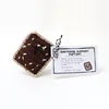 Dark brown bread dry big card eyes 06cm