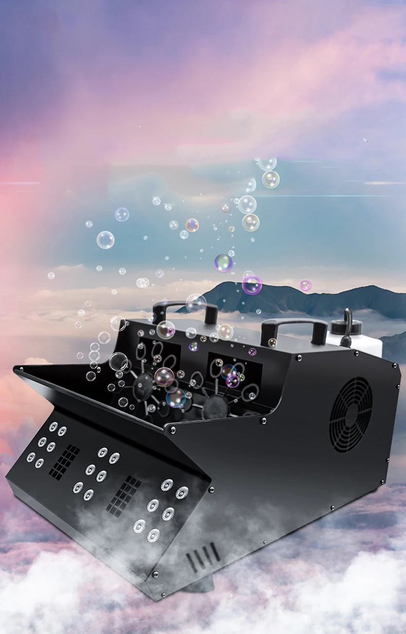 1500w Led Bubble Fog Machine For Party And Wedding Party Wedding Double
