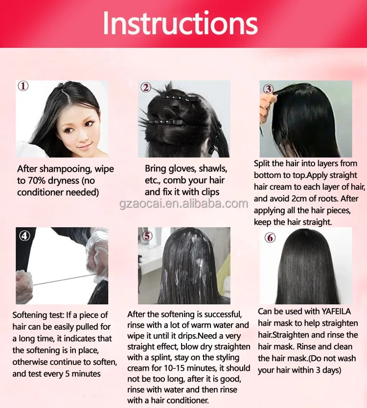 Wholesale Hair 3in1 Rebonding Cream Private Label Keratin Hair