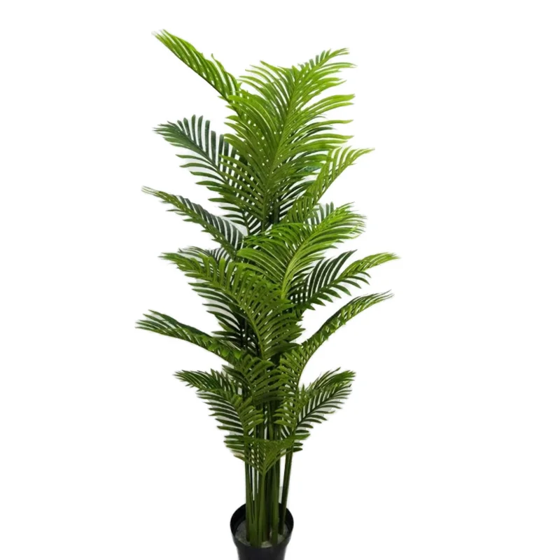 21 шт. искусственные листья бонсай Горшечное пальмовое растение большие 190 см (75 дюймов) высокое качество искусственное