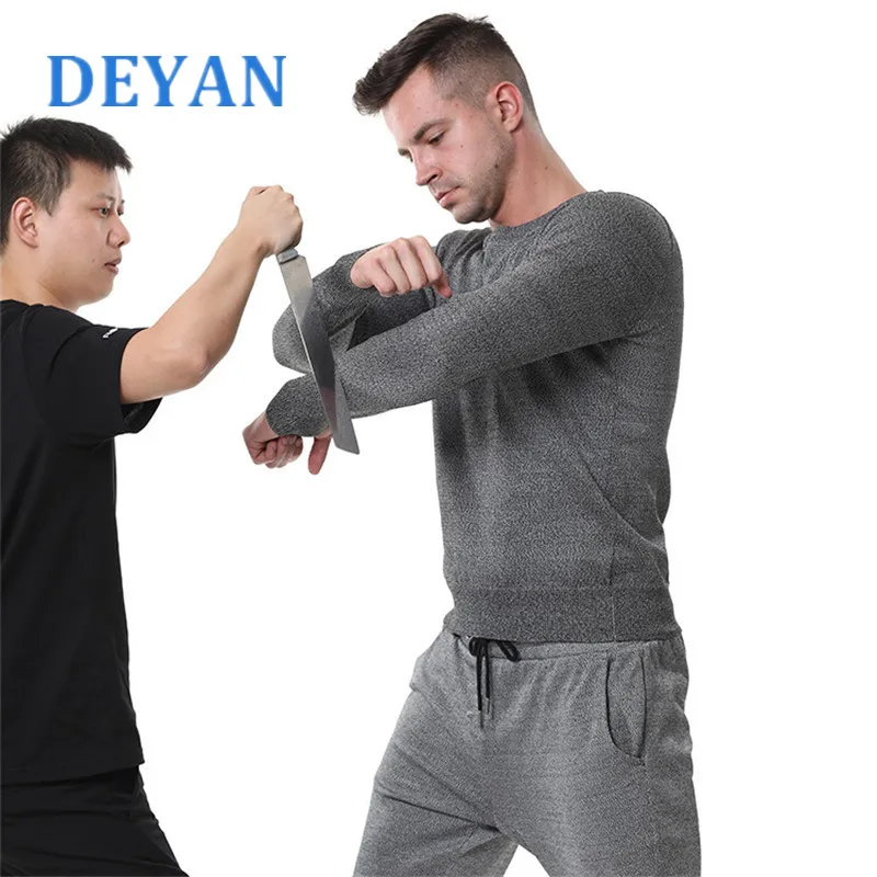 Полицейская персональная тактическая футболка для самозащиты DEYAN мужская куртка защиты от резки и ударов защитное