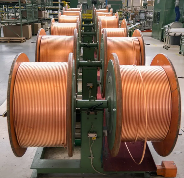 Pancake Copper Coil Tubing 7.5m 10mm Double Layer Customized