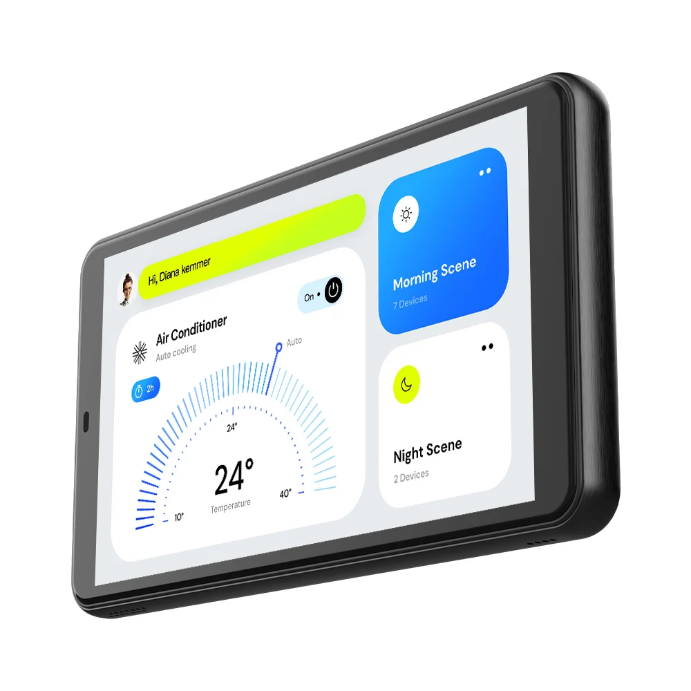 Sleek Smart Tablet 5.5 Inch Poe Touch Screen Gorilla Glass Wifi bluetooth Rj45 Rs485 Rs232 Dc 12V Type c in Wall Mounted Tablet