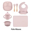 Set d'alimentation bébé FS0005-Pâle-Mauve