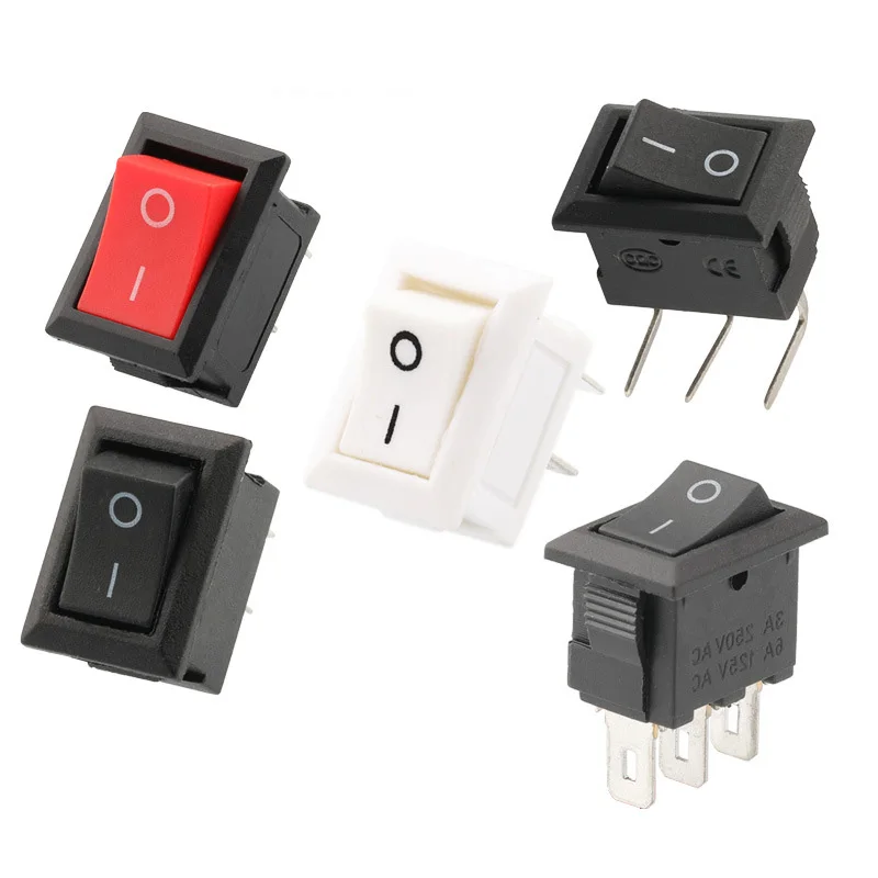 Лучшее качество KCD4-202N вКромковый переключатель 4-контактный 6-контактный коромысло-переключатель 250