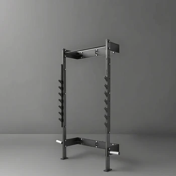 フィットネス機器ウォールマウントスクワットラックバーベルパワー