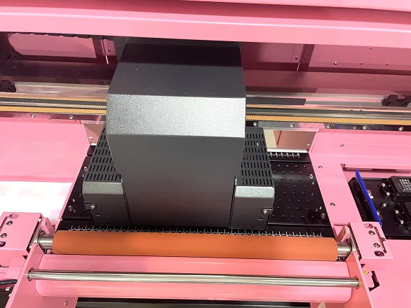 UV DTF Transparent Sticker Printing Machine Sticker Sheet Custom Print With Laminator Dual XP600 A3 Pink UV DTF Printer