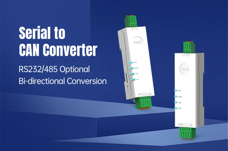 RS485 RS232 Ethernet to CAN Converter CANBus to Serial Data Filtering: up to 14
