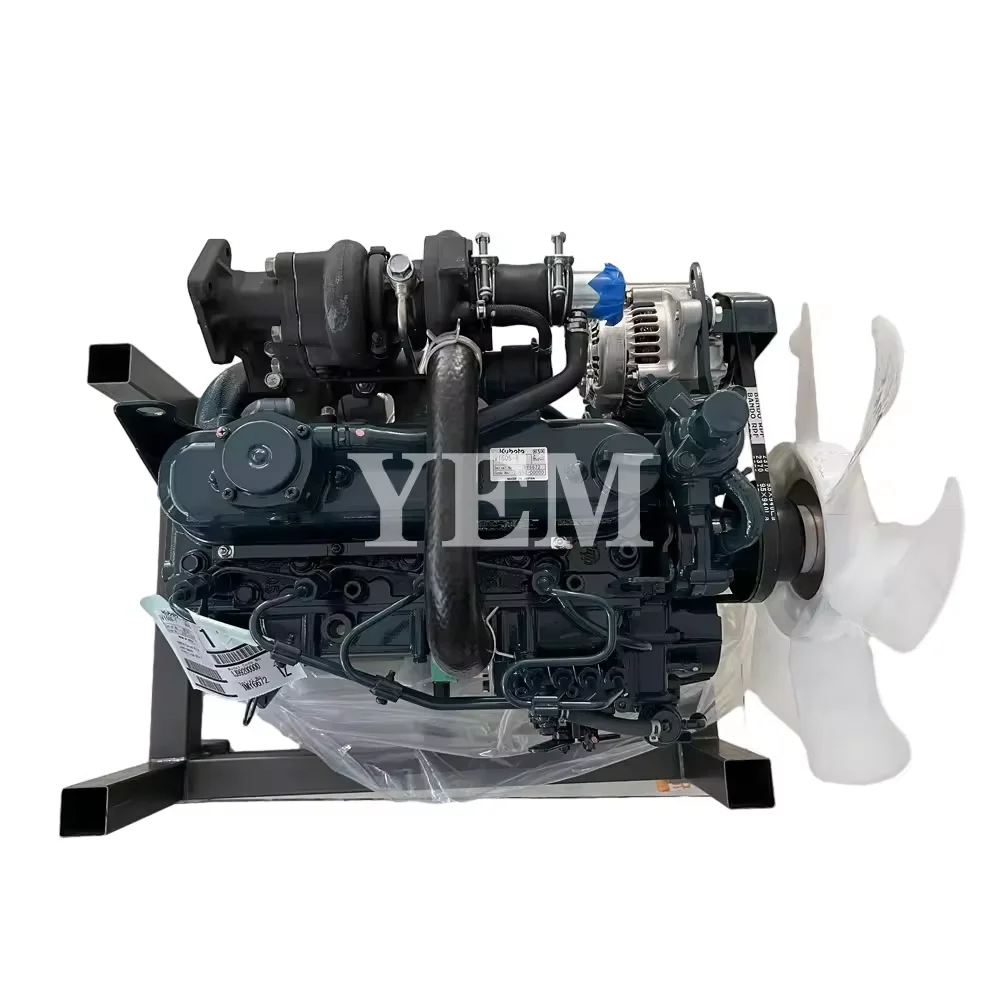 For Kubota V1702 V1903 V1902 V2003 V2403 V2203 V1505 V2607 V3300 V3307 V3600 V3800 Excavator Diesel Engine Assembly