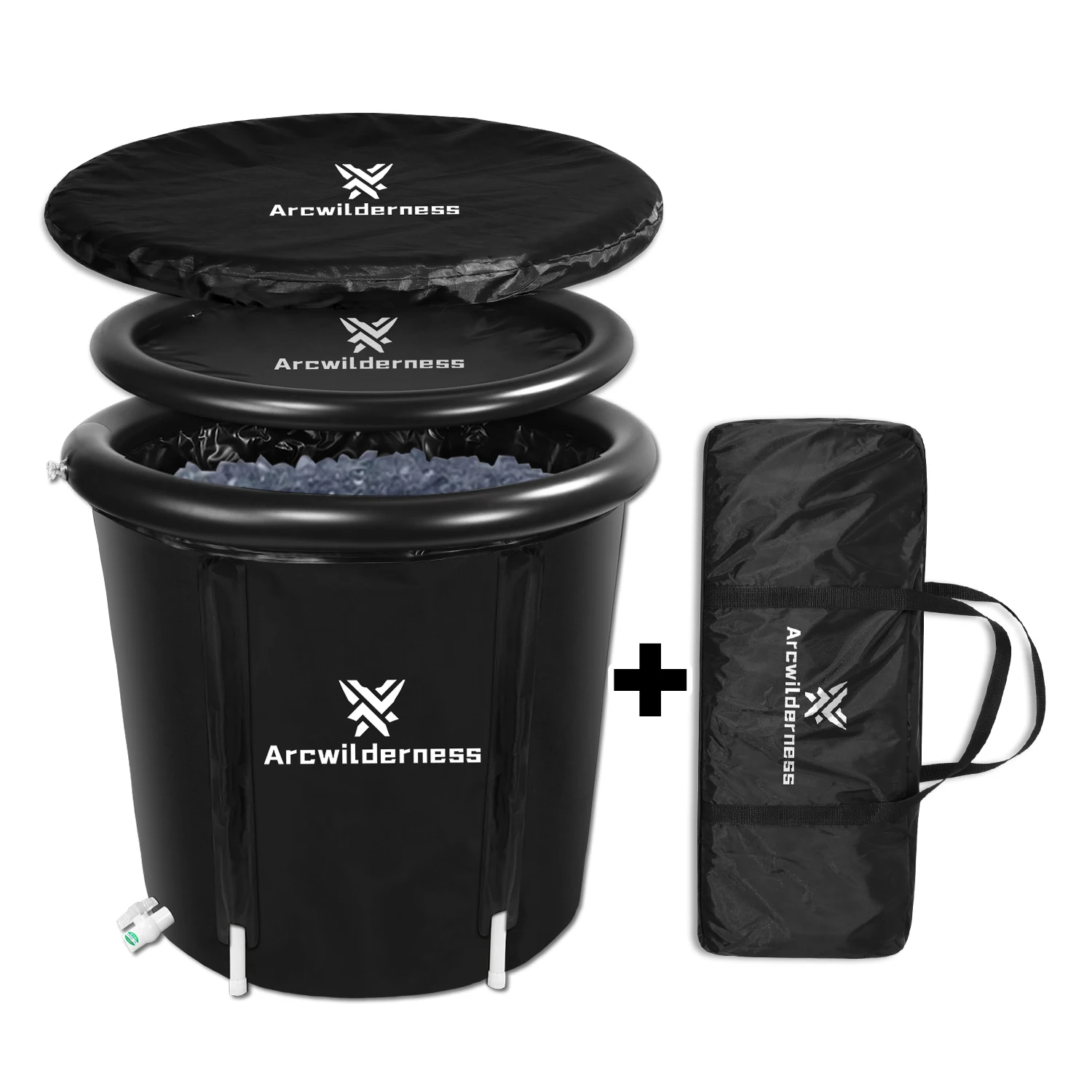 Oem Recovery Pod Ice Bath Tubs Pvc Inflatable Folding Adult Cold Plunge Ice Bath Tub